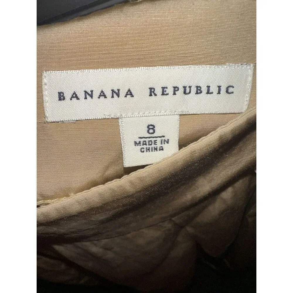Banana Republic Gold Skirt Size‎ 8